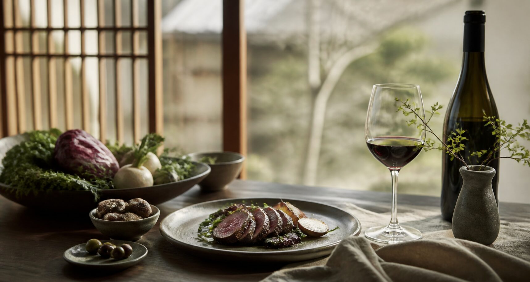 SHIKI table & wine メインビジュアル - 食卓とワインのある暮らし